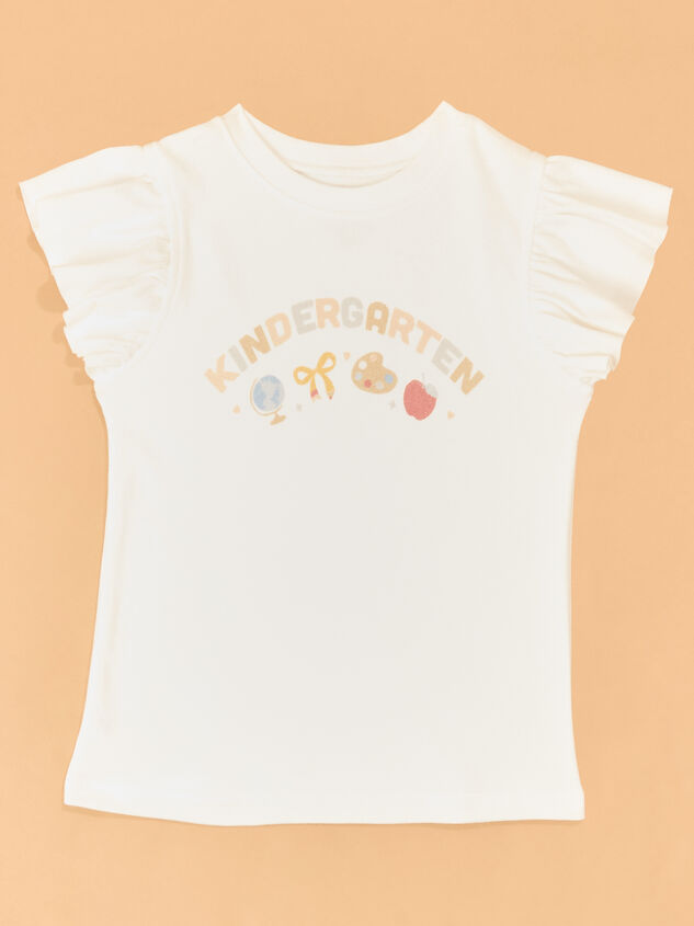 Flutter Sleeve Kindergarten Tee Detail 2 - AS Kids