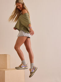 Catch Me Moving V-Neck Tee Detail 3 - AS Kids