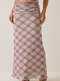Felicia Plaid Maxi Skirt Detail 2 - AS Kids