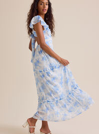 Auburn Floral Maxi Dress Detail 4 - ALTAR'D STATE KIDS