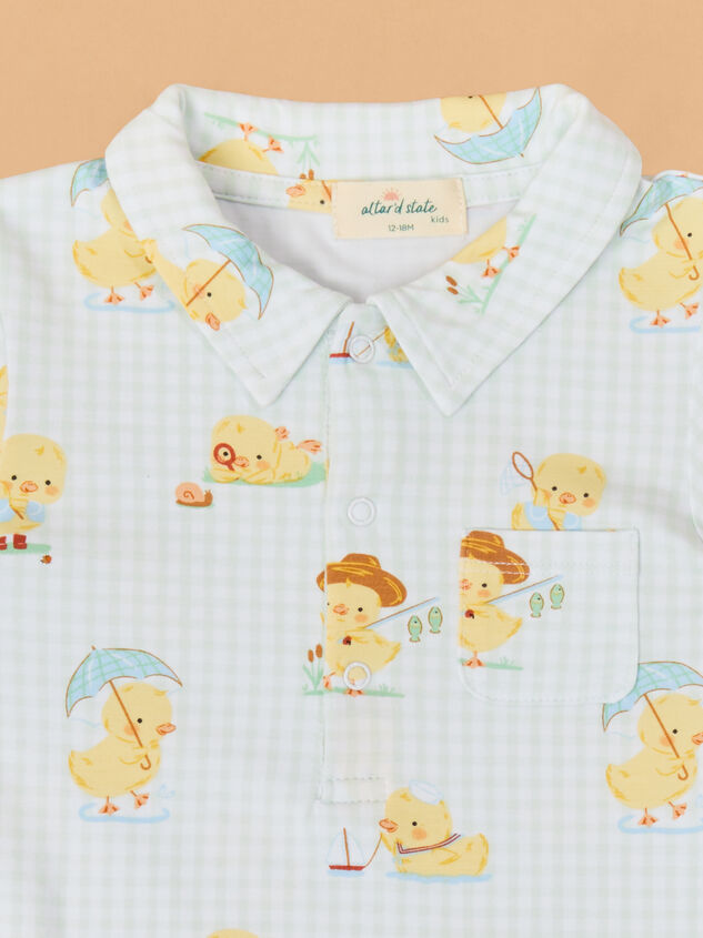Parker Duckling Polo Shortie Detail 2 - ALTAR'D STATE KIDS