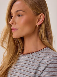 The Water Proof Collection Twisted 3 Pack Earring Set - AS Kids