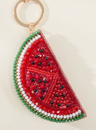 Beaded Watermelon Bag Charm Detail 3 - ALTAR'D STATE KIDS