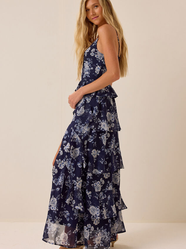 Cali Ruffle Maxi Dress Detail 4 - AS Kids