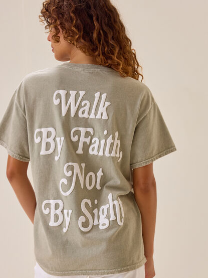 Walk By Faith Oversized Tee - AS Kids