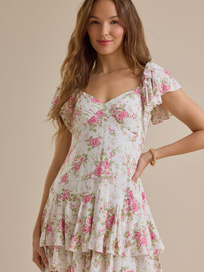 Pettra Floral Mini Dress - ALTAR'D STATE KIDS