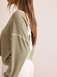 On The Move Stripe Long Sleeve Detail 5 - AS Kids