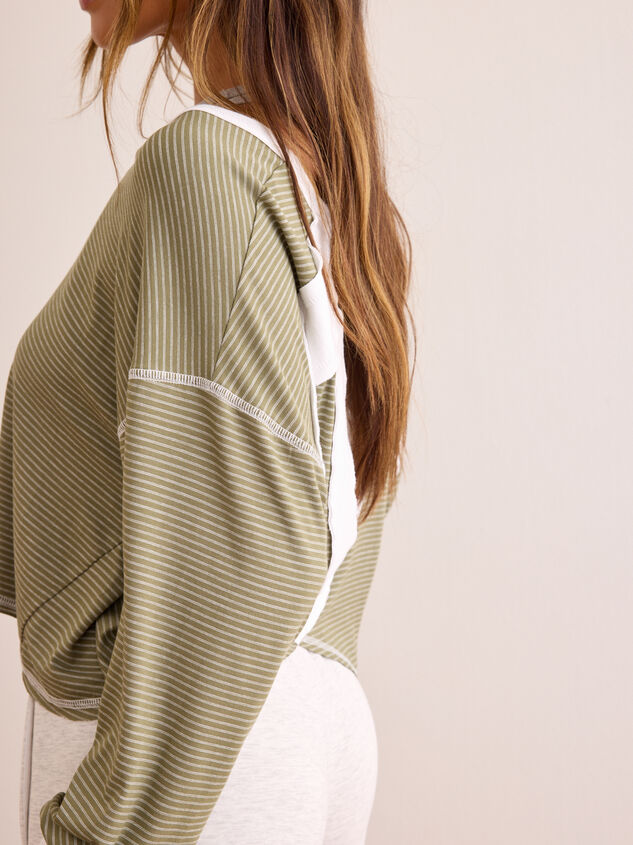 On The Move Stripe Long Sleeve Detail 5 - AS Kids