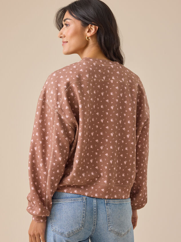 Alessia Floral Mama Sweatshirt Detail 5 - AS Kids