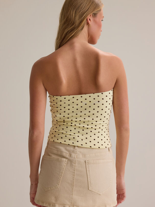 Briella Polka Dot Tube Top Detail 4 - ALTAR'D STATE KIDS