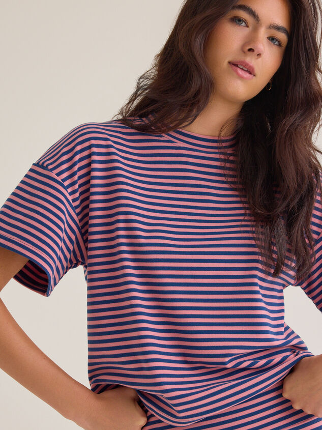 Alaya Stripe Lounge Top - AS Kids