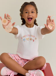 Flutter Sleeve Kindergarten Tee - AS Kids