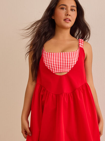 Go Time Gingham Dress - ALTAR'D STATE KIDS