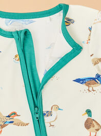 Ducks on the Loose Footless Romper Detail 3 - ALTAR'D STATE KIDS