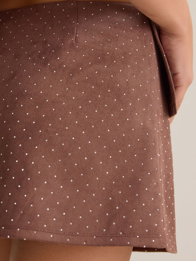 Rowyn Rhinestone Mini Skirt Detail 4 - AS Kids