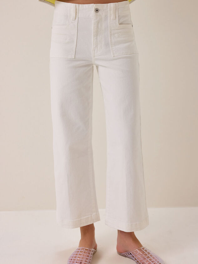 Everly Wide Leg Crop Jean Detail 2 - AS Kids
