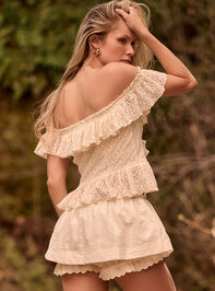 Heidi Off The Shoulder Ruffle Top Detail 5 - AS Kids