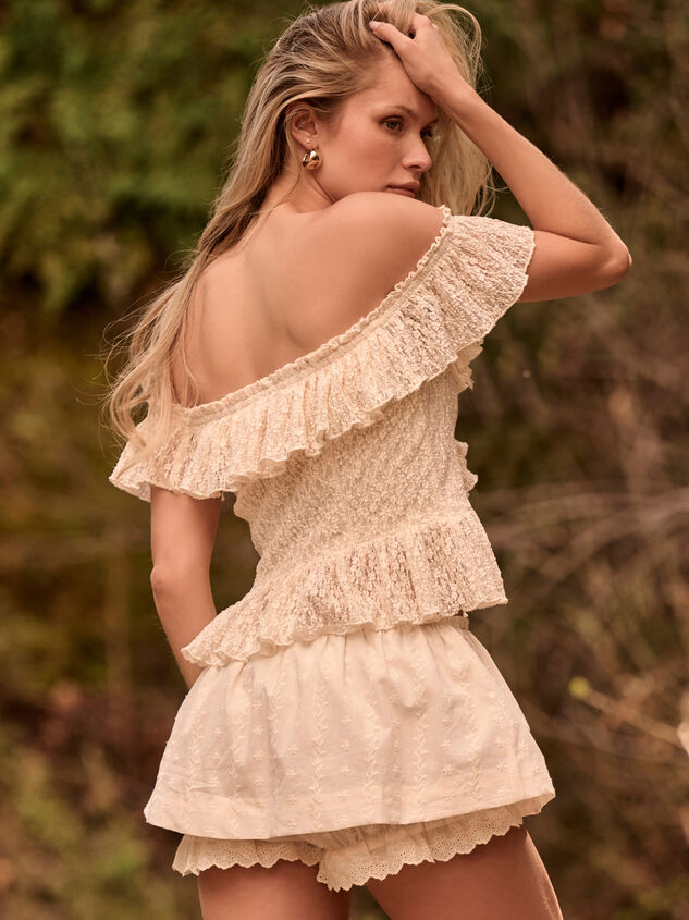 Heidi Off The Shoulder Ruffle Top Detail 5 - AS Kids