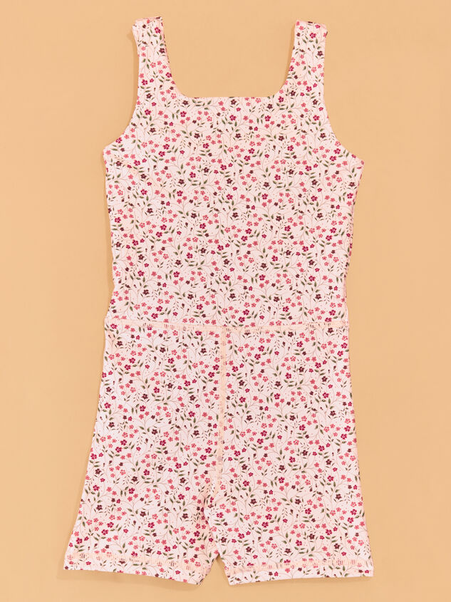 Abby Floral Unitard Detail 2 - AS Kids