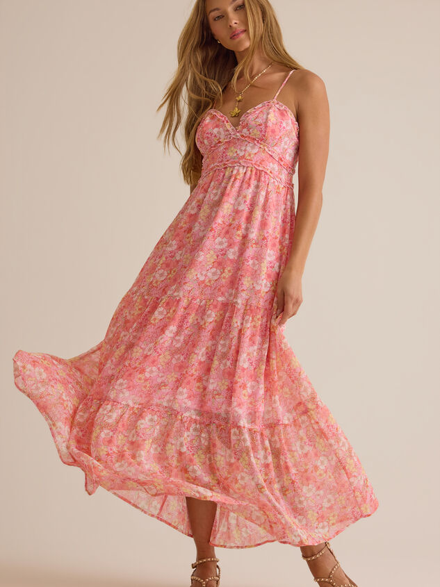 Kezian Floral Maxi Dress Detail 2 - ALTAR'D STATE KIDS