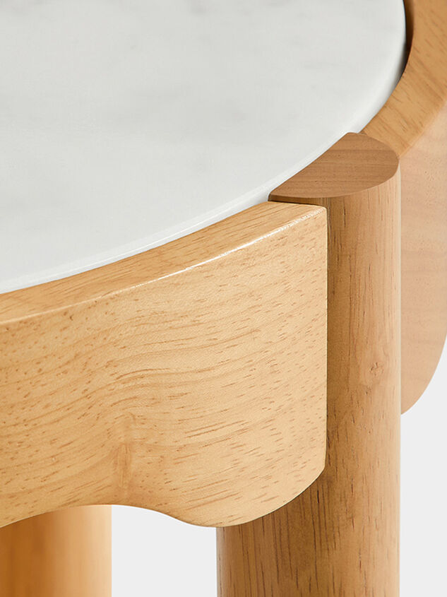 Sienna Marble Side Table Detail 5 - ALTAR'D STATE KIDS