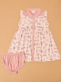 Boots and Bows Dress - AS Kids