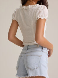 Julia Fray Jean Shorts Detail 4 - AS Kids