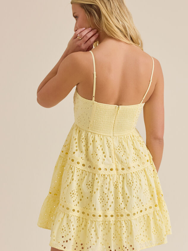 Briar Eyelet Mini Dress Detail 5 - ALTAR'D STATE KIDS