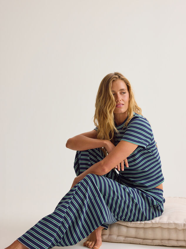 Santorini Striped Knit Pants Detail 3 - AS Kids