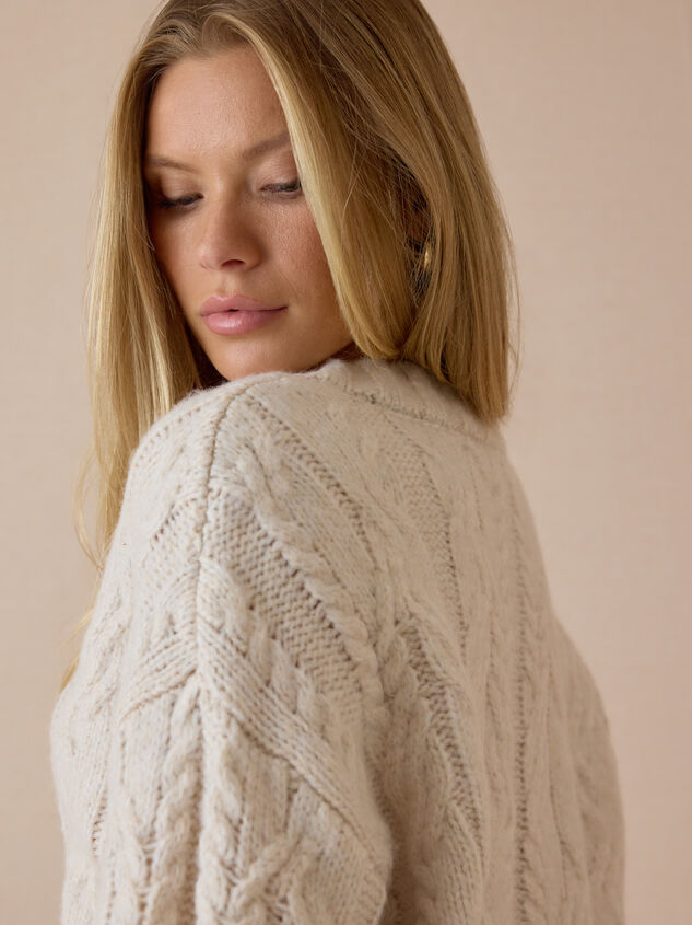 Kaia Cropped Sweater Detail 4 - AS Kids