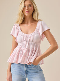 Jilliann Tiered Babydoll Top Detail 2 - ALTAR'D STATE KIDS