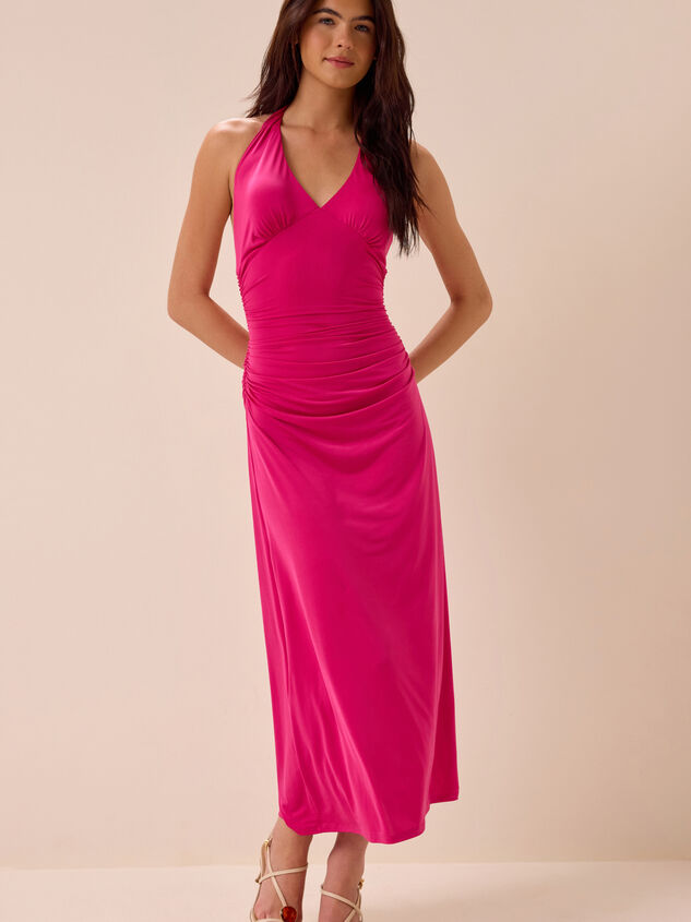 Lottie Halter Maxi Dress Detail 4 - AS Kids