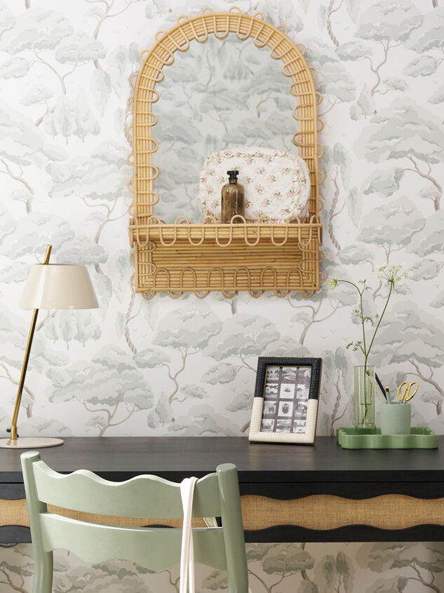 Cora Woven Shelf Mirror Detail 2 - ALTAR'D STATE KIDS