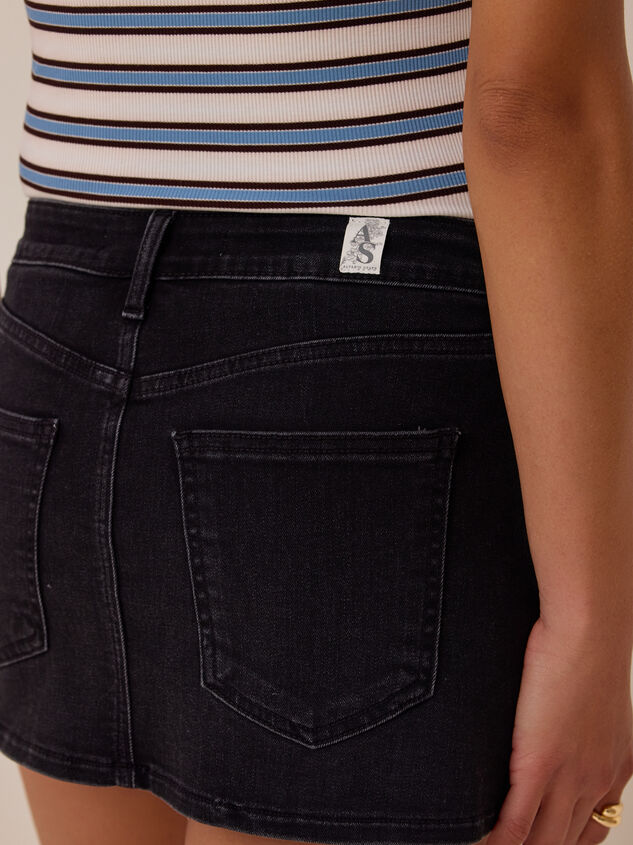 Alena Denim Mini Skort Detail 5 - AS Kids