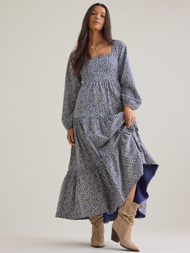 Livy Floral Mama Dress Detail 6 - AS Kids