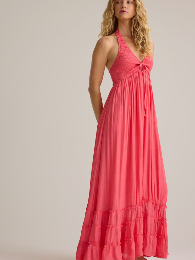August Halter Maxi Dress Detail 4 - AS Kids