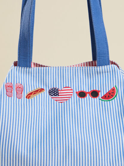 Americana Tie Up Tote Bag - AS Kids