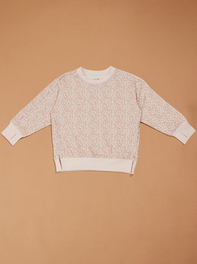 Lilah Leopard Sweatshirt Detail 3 - ALTAR'D STATE KIDS