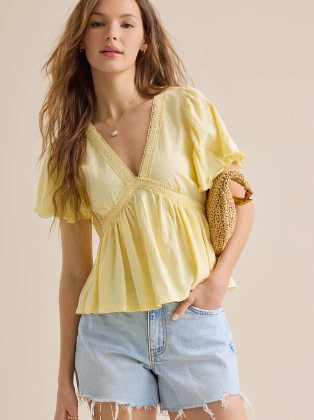 Nia Crochet Babydoll Tee - ALTAR'D STATE KIDS