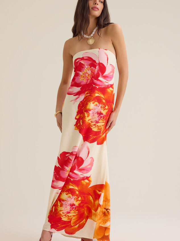 Natalia Strapless Maxi Dress Detail 2 - ALTAR'D STATE KIDS