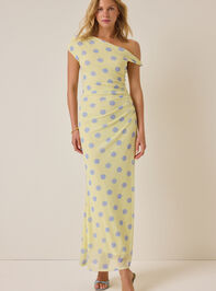 Melany Polka Dot Maxi Dress Detail 2 - ALTAR'D STATE KIDS