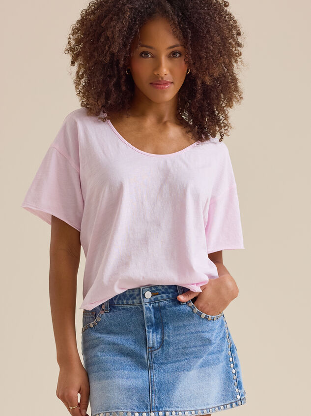 Hannah Slub Voop Tee Detail 2 - ALTAR'D STATE KIDS