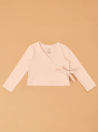 Aurora Ballet Wrap Top Detail 2 - AS Kids