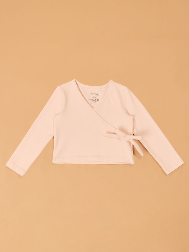 Aurora Ballet Wrap Top Detail 2 - AS Kids