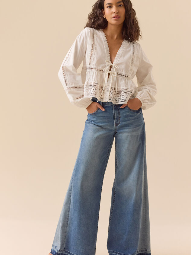 Viviana Woven Crochet Top Detail 2 - ALTAR'D STATE KIDS