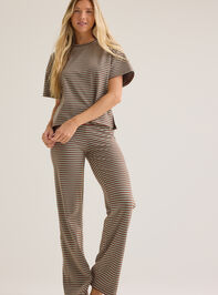 Alaya Stripe Lounge Top Detail 2 - AS Kids
