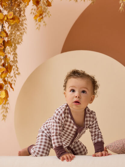 Ellan Gingham Romper - AS Kids