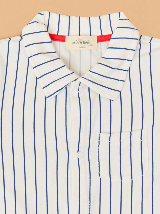 Slugger Baseball Polo Shortall Detail 2 - ALTAR'D STATE KIDS