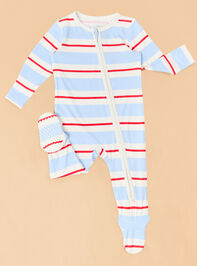 Garrett Striped Footie Detail 2 - ALTAR'D STATE KIDS