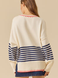 Briar Stripe Whipstitch Sweater Detail 4 - ALTAR'D STATE KIDS